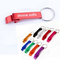 Bottle opener key ring / cans opener key chain